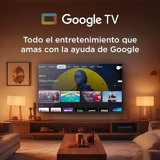TCL Smart TV 2024 Google TV QLED compatible con Alexa