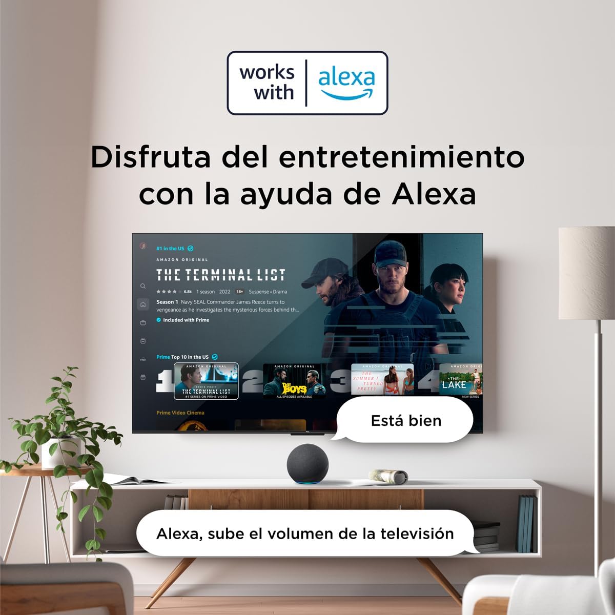 TCL Modelo 2023 Smart TV Google TV UHD 4K Compatible con Alexa
