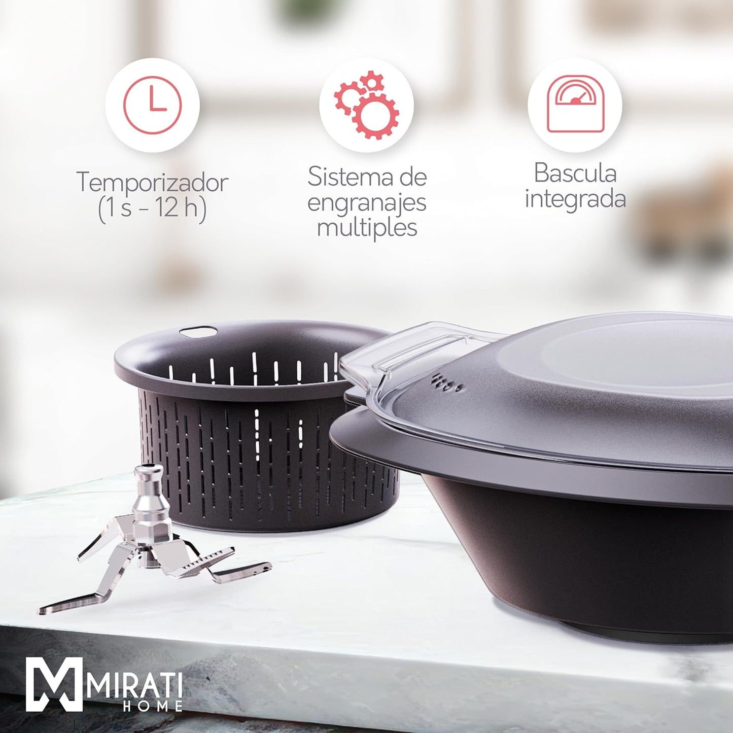 Robot de cocina Mirati Home - 16 funciones, 700 recetas