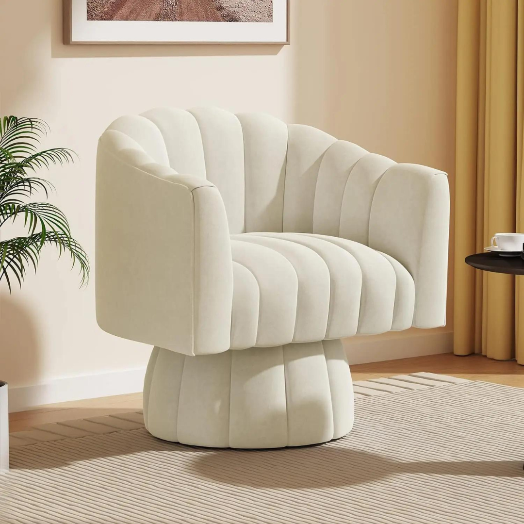 PlushRotate Chair™:  silla de sofá giratorio de 360 grados