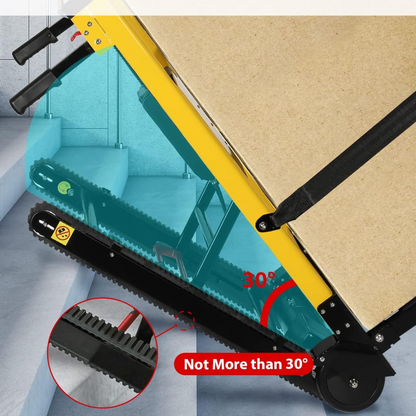 StepEase Electric Mover™: camión de mano eléctrico para cargas pesadas en escalera